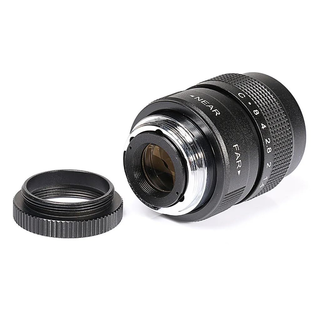 Amazon | 25mm F1.4 CCTV TV カメラレンズ + C-N1 マウント